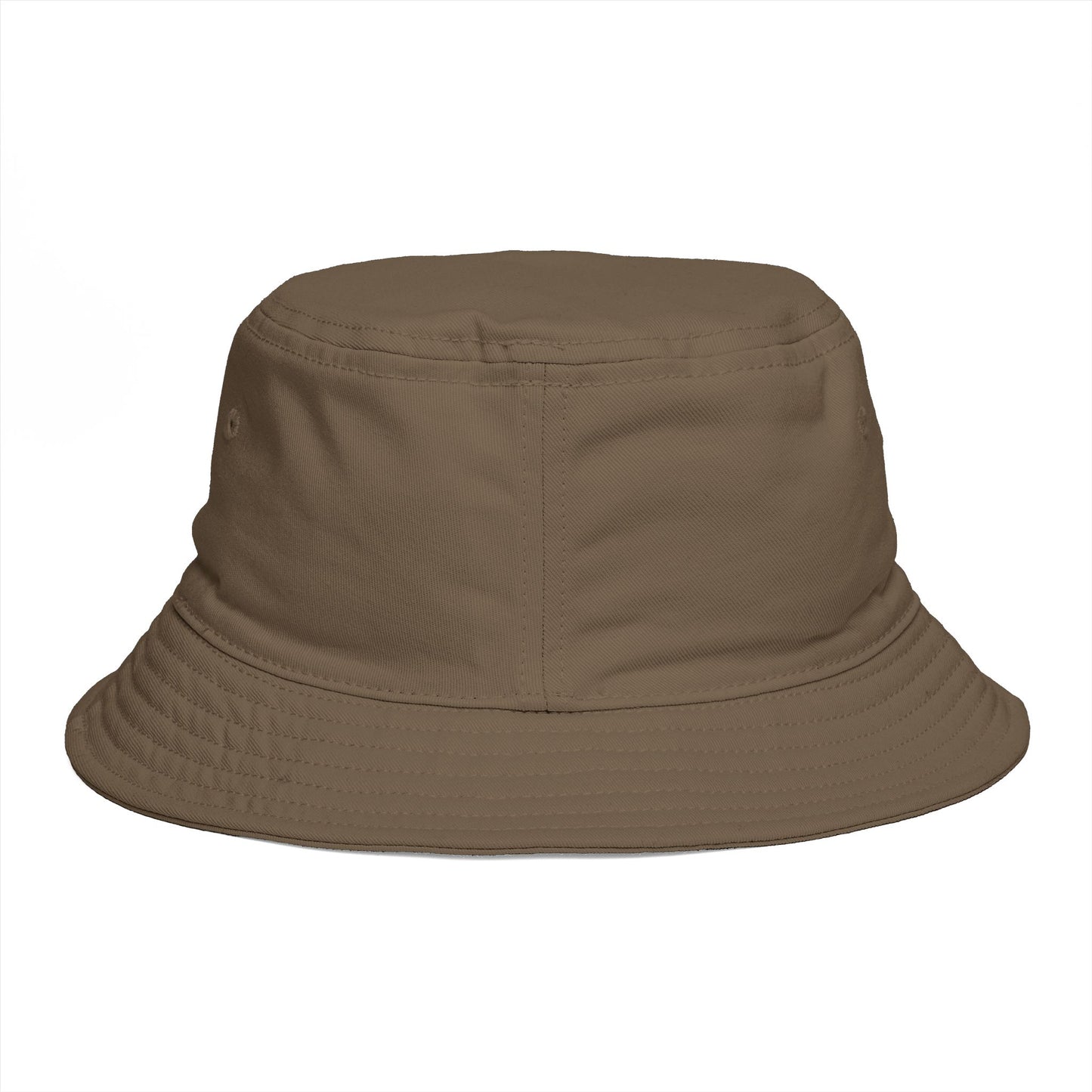 Kingpin Crown Bucket Hat — Brown Streetwear Sun Hat