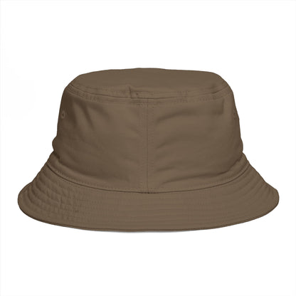 Kingpin Crown Bucket Hat — Brown Streetwear Sun Hat