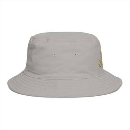 Kingpin Crown Bucket Hat — Brown Streetwear Sun Hat