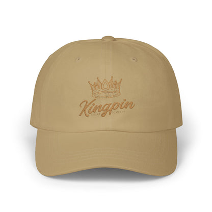 Kingpin Crown Dad Cap — Embroidered 'Kingpin' Baseball Hat