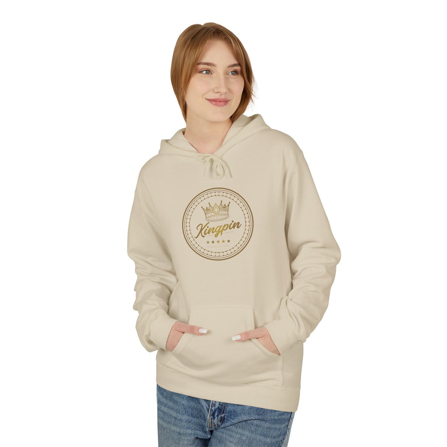 Kingpin Luxury/Bosstalks on the rooftop Unisex Midweight Softstyle Fleece Hoodie