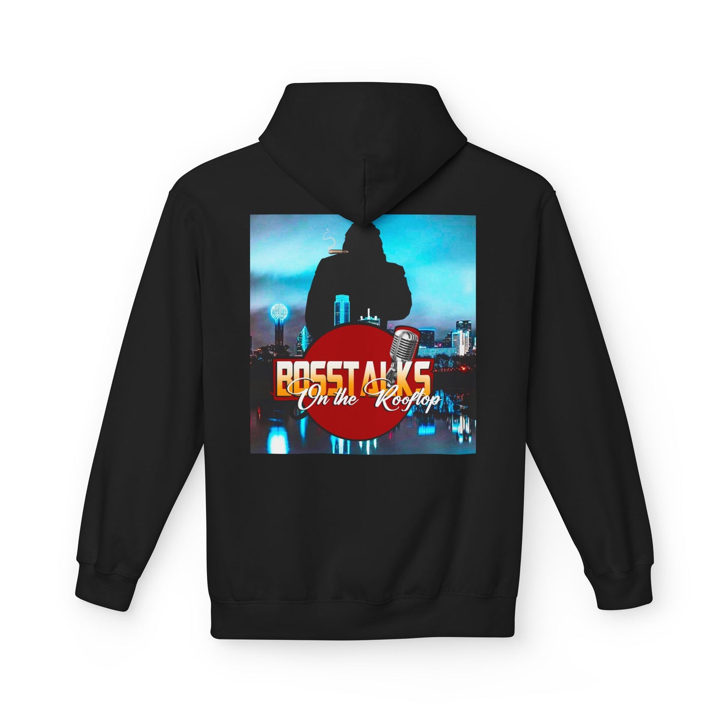 Kingpin Luxury/Bosstalks on the rooftop Unisex Midweight Softstyle Fleece Hoodie