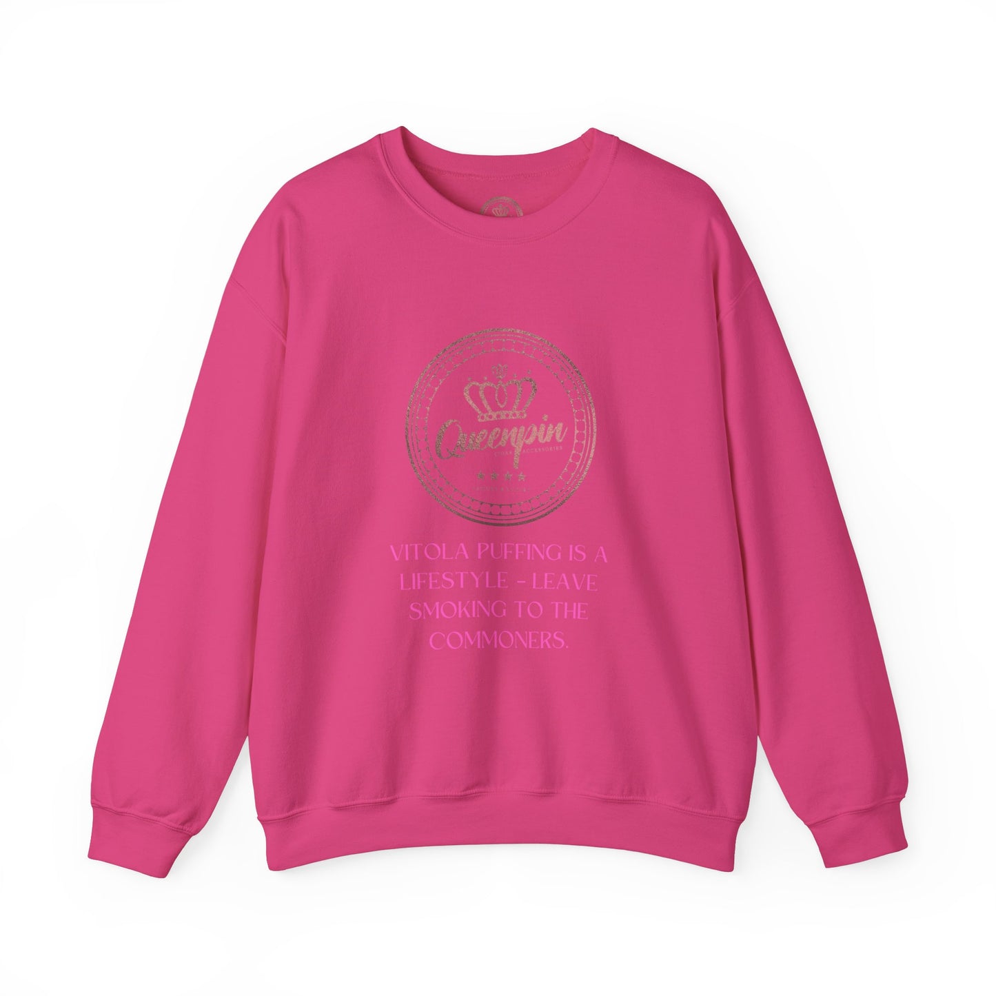 Crewneck Sweatshirt Queenpin Luxury 'Puff Don’t Smoke'