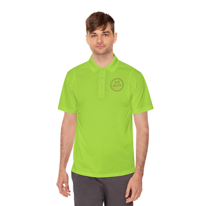 Golf Polo — ‘Kingpin Luxury Dad' Crest Performance Golf Shirt