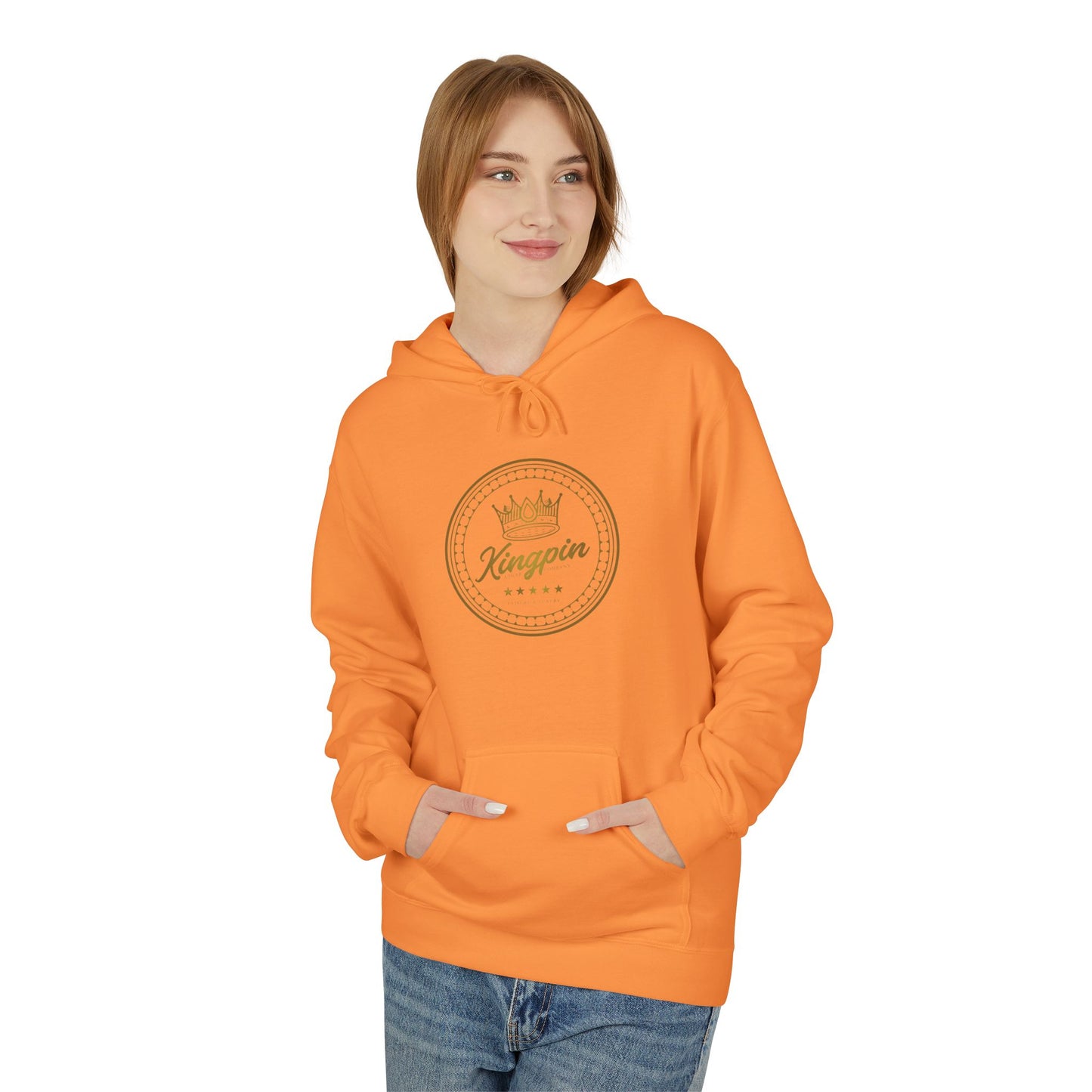 Kingpin Luxury/Bosstalks on the rooftop Unisex Midweight Softstyle Fleece Hoodie