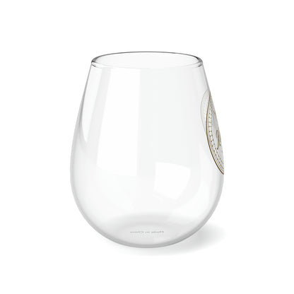 Kingpin Luxury Stemless Wine Glass, 11.75oz