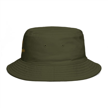 Kingpin Crown Bucket Hat — Brown Streetwear Sun Hat