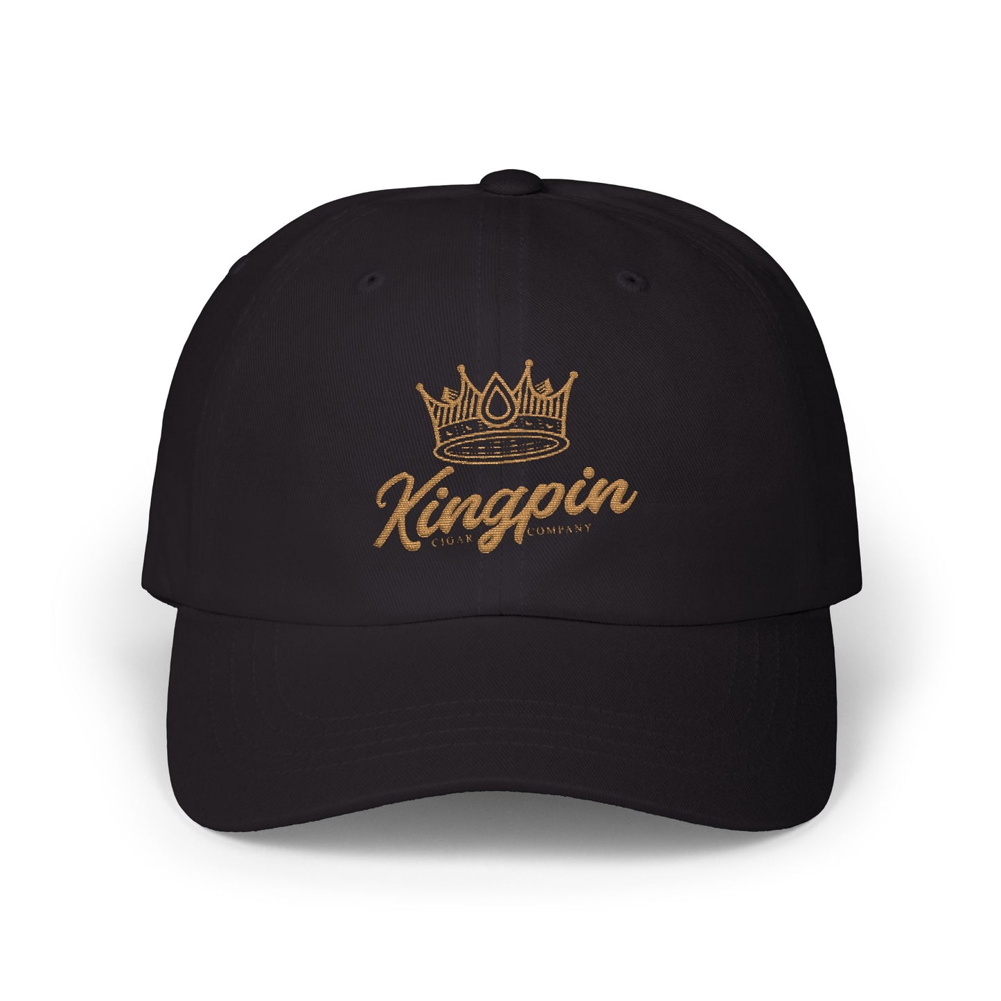 Kingpin Crown Dad Cap — Embroidered 'Kingpin' Baseball Hat