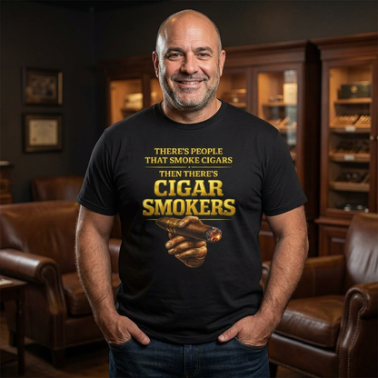 Cigar Enthusiast T-Shirt — Vintage Smoking Tee for Cigar Lovers