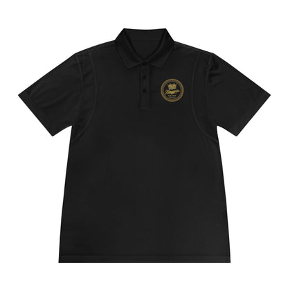 Golf Polo — ‘Kingpin Luxury Dad' Crest Performance Golf Shirt