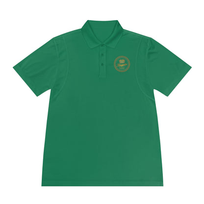 Golf Polo — ‘Kingpin Luxury Dad' Crest Performance Golf Shirt