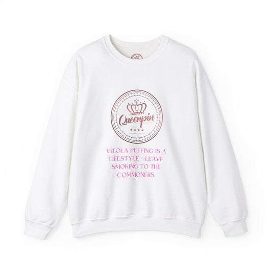 Crewneck Sweatshirt Queenpin Luxury 'Puff Don’t Smoke'