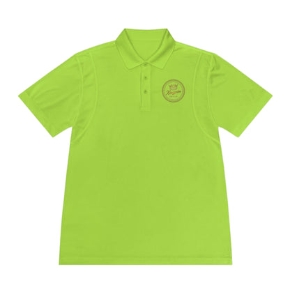 Golf Polo — ‘Kingpin Luxury Dad' Crest Performance Golf Shirt