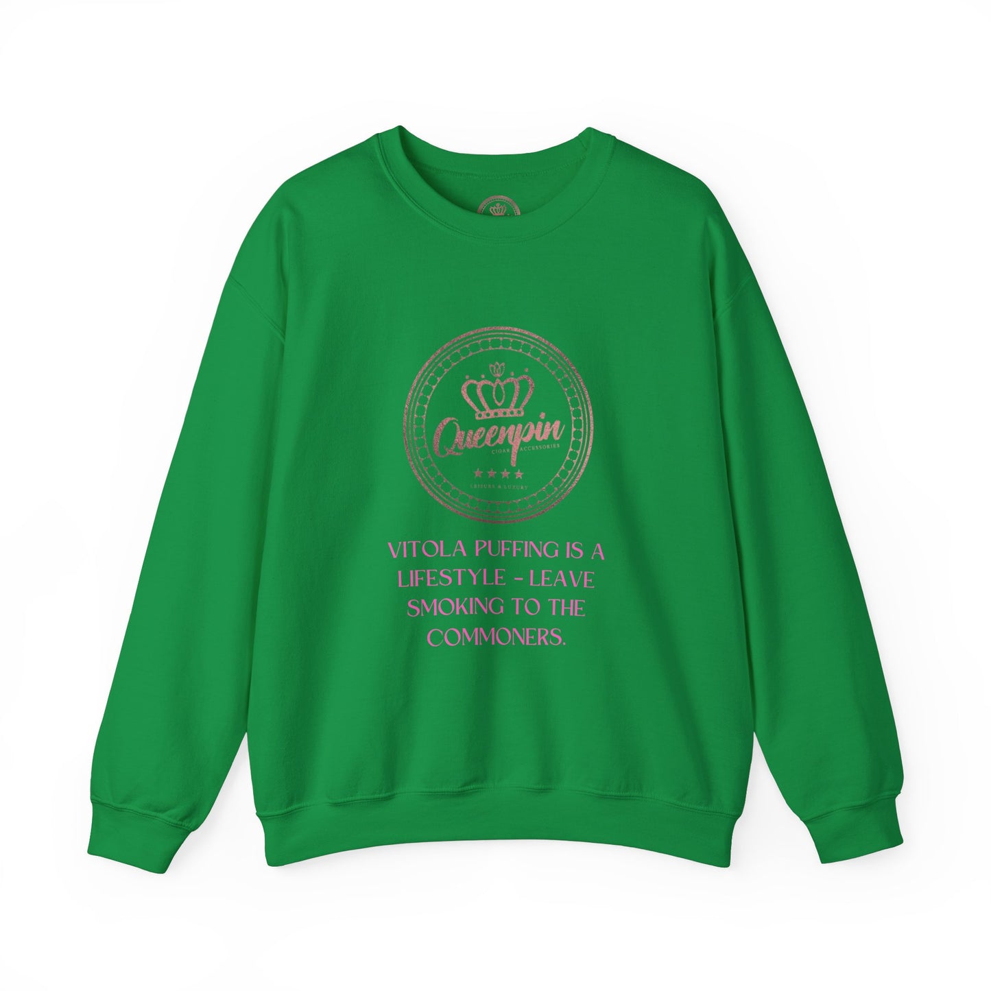 Crewneck Sweatshirt Queenpin Luxury 'Puff Don’t Smoke'