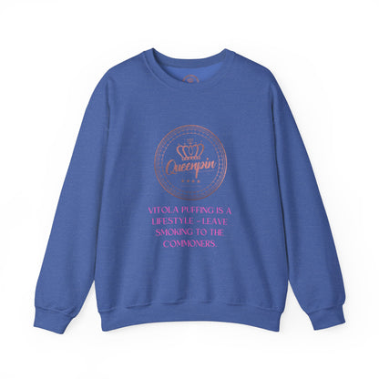 Crewneck Sweatshirt Queenpin Luxury 'Puff Don’t Smoke'