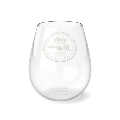 Kingpin Luxury Stemless Wine Glass, 11.75oz