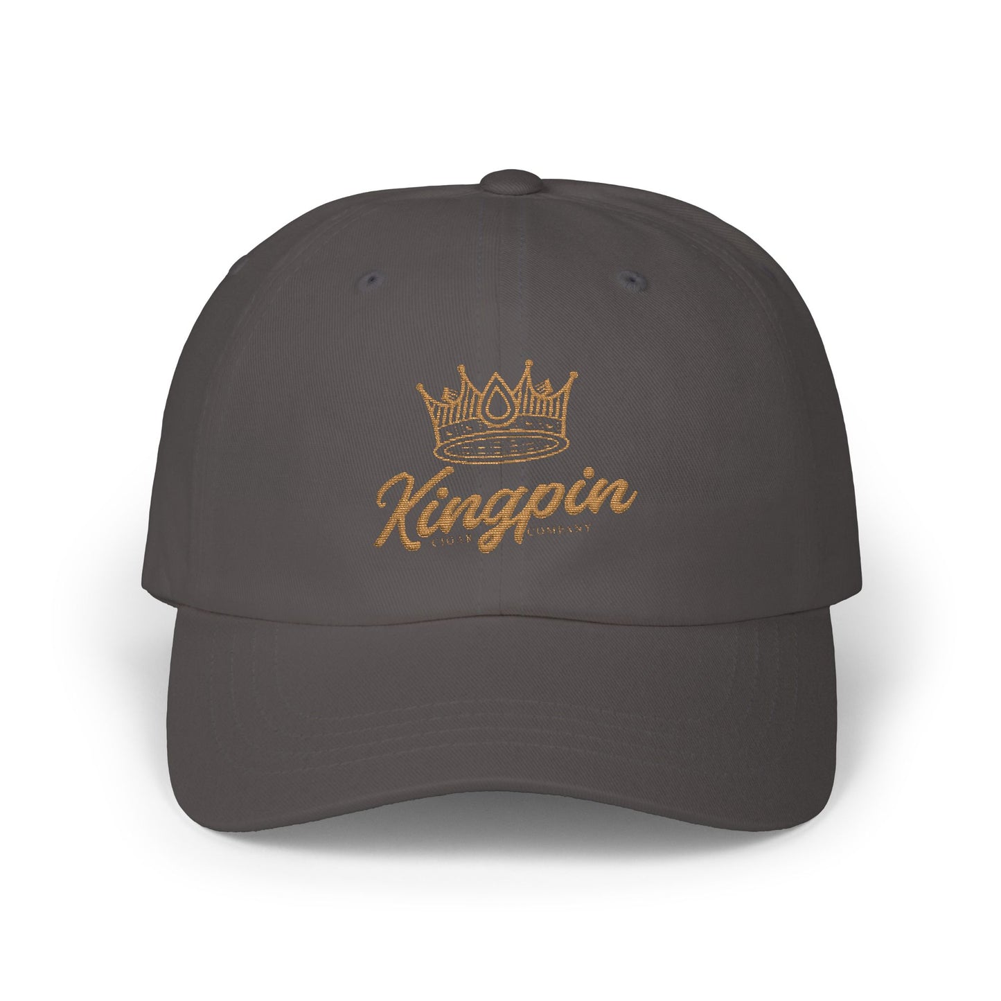 Kingpin Crown Dad Cap — Embroidered 'Kingpin' Baseball Hat