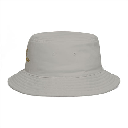 Kingpin Crown Bucket Hat — Brown Streetwear Sun Hat