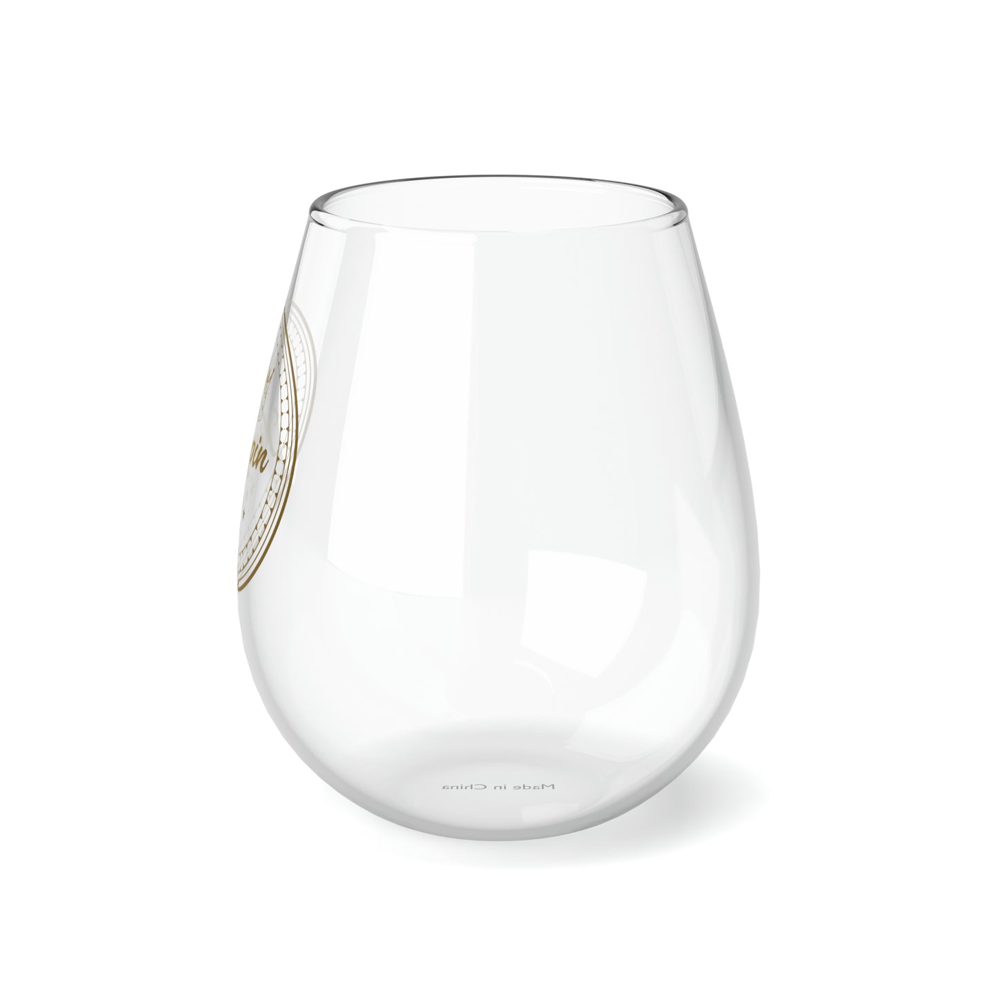 Kingpin Luxury Stemless Wine Glass, 11.75oz
