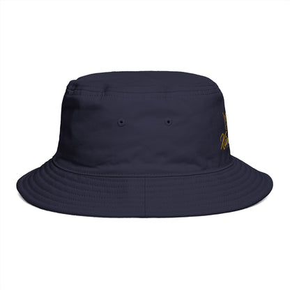 Kingpin Crown Bucket Hat — Brown Streetwear Sun Hat