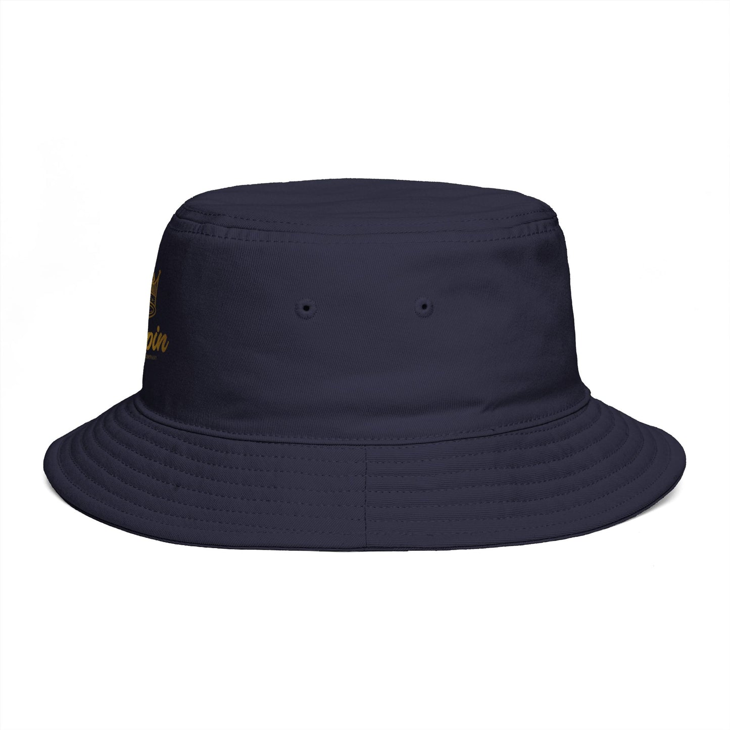 Kingpin Crown Bucket Hat — Brown Streetwear Sun Hat
