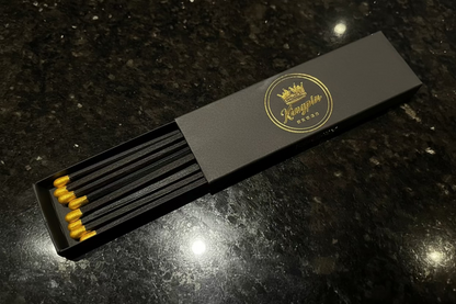 Kingpin Luxury Matches — 12 Count Gold-Tipped Collection